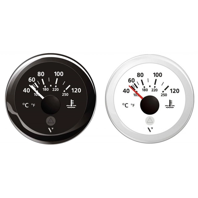 TERMOMETRO ACQUA 12/24V BIANCO