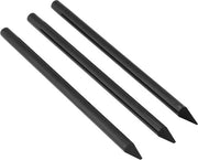 Set di Grafite senza Legno per Disegno e Scrittura - Carbone Soft Medium Hard - Core Nero - 3 pezzi