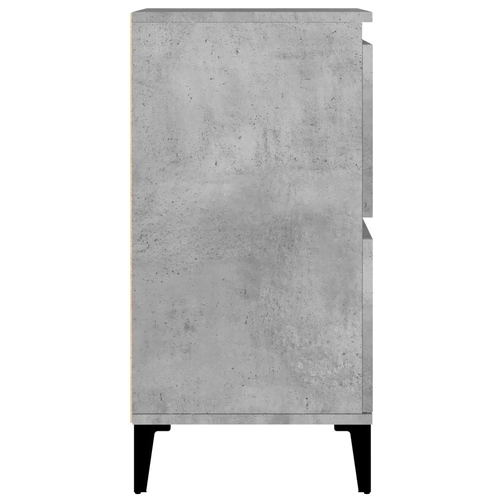 Credenza Grigio Cemento 60x35x70 cm in Legno Multistrato 821168