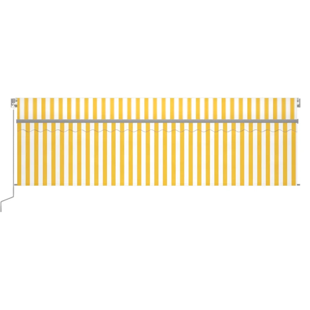 TendaSole Retrattile Manuale con Parasole 5x3m Gialla Biancacod mxl 129609