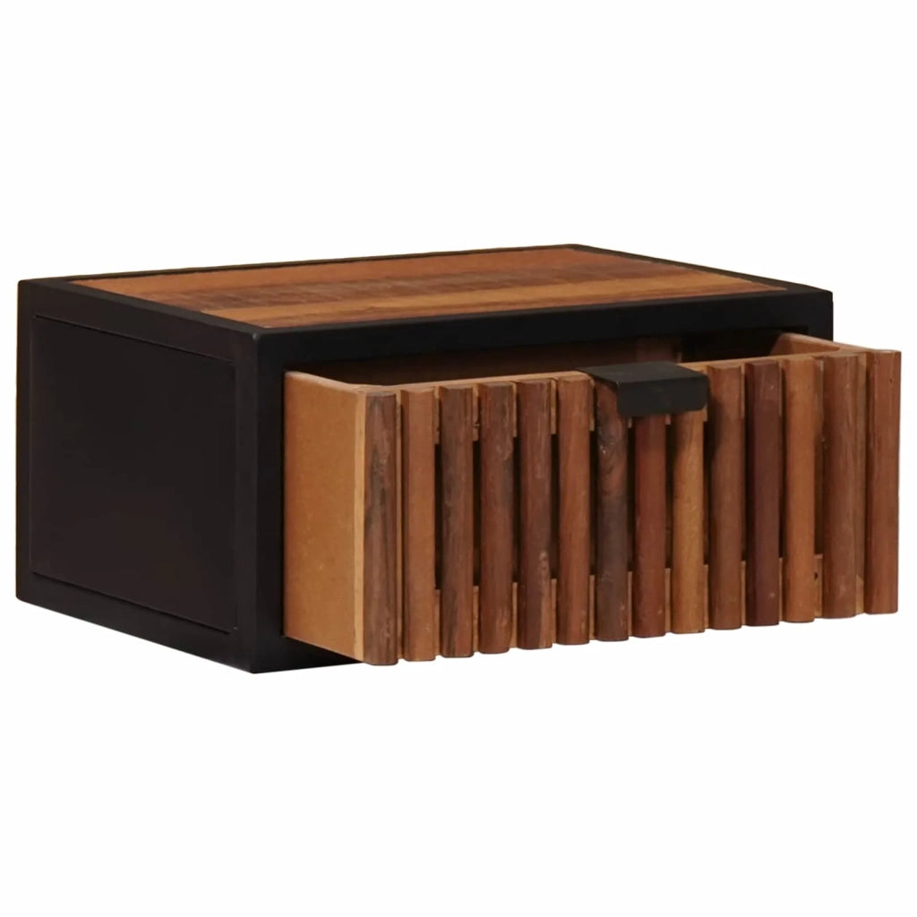 Comodino a muro fatto a mano Naturale 40 x 30 x 20 cm 42020088