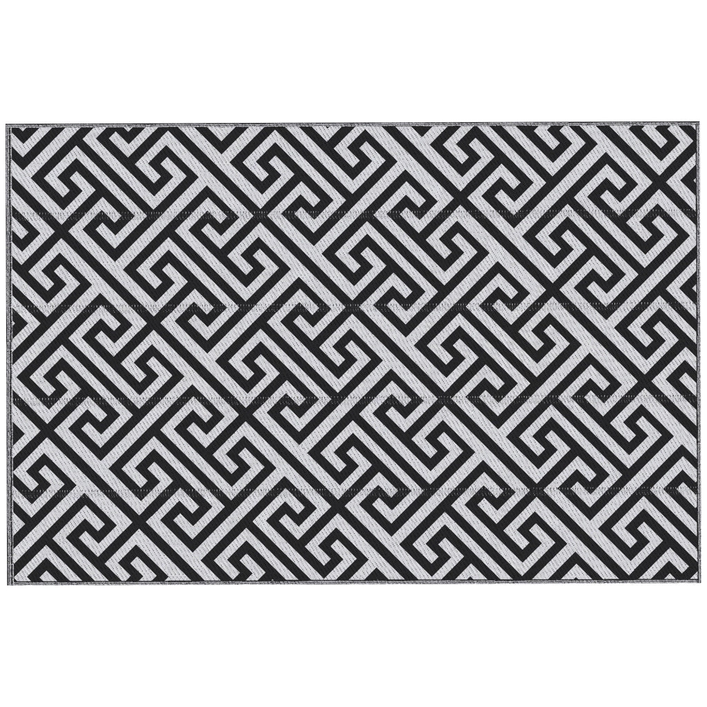 Tappeto Esterno Reversibile ¨C zephmum ¨C Grigio Nero 182x274 cm