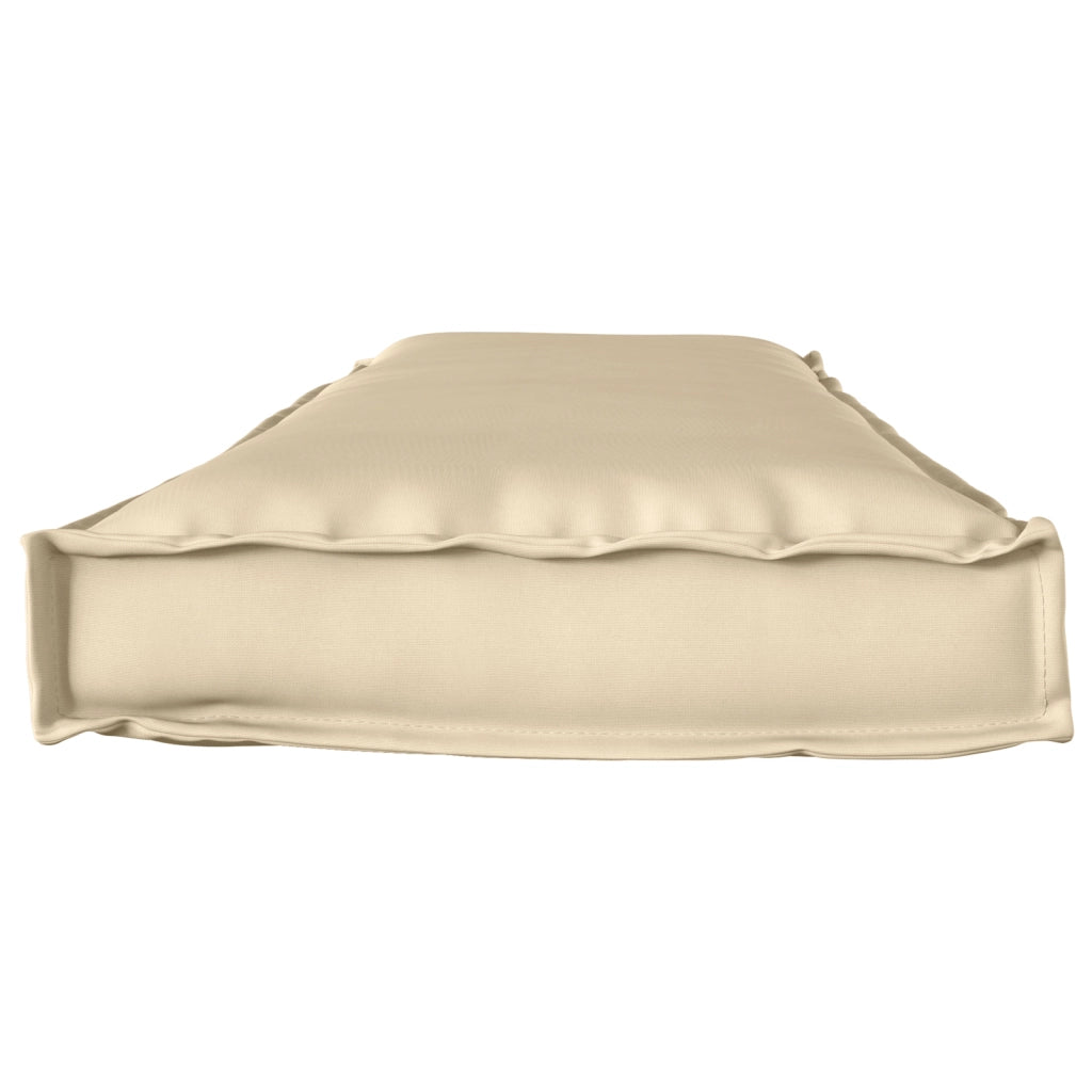 Cuscino per panchina Beige 140x40x8 cm in tessuto Oxford