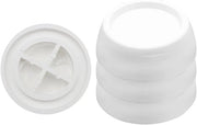 Set di 4 pedane di assorbimento di vibrazioni per lavatrice, asciugatrice, frigorifero, tapis roulant, tavolo, sedia - Prevenire vibrazioni con pedane in gomma.