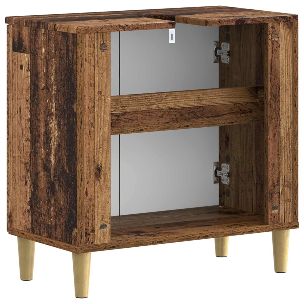 Armadio per Lavabo da Bagno ARNHEM Legno antico 896573
