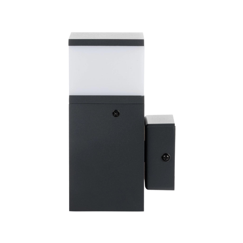 Applique esterno quadrata nera 16cm G9 IP44 Kanlux