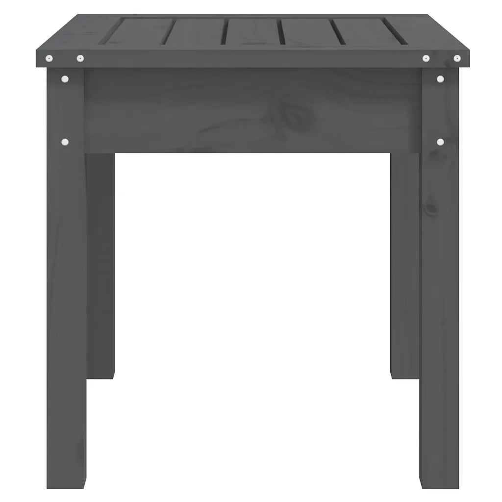 Panchina da Giardino | Panca da Giardino Grigia 50x44x45 cm Legno Massello di Pino