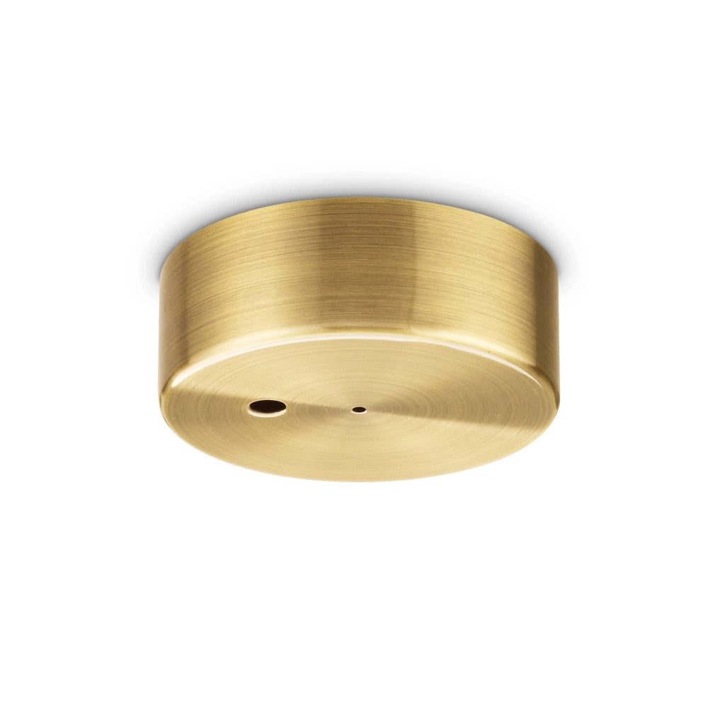 Rosone Contemporaneo Metallo Ottone 1 Luce
