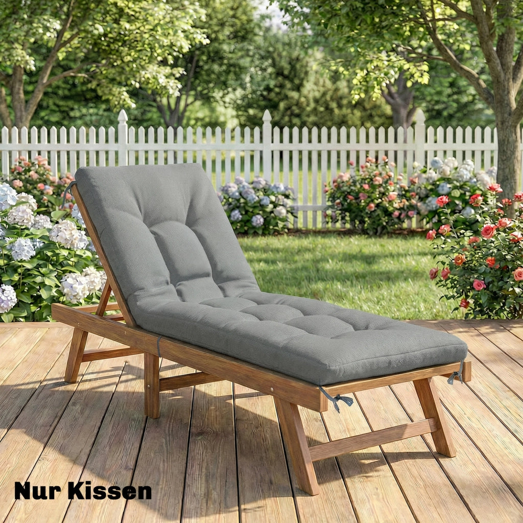 Cuscino per Pallet ¨C Zephmum ¨C Grigio Chiaro 198x65x13 cm