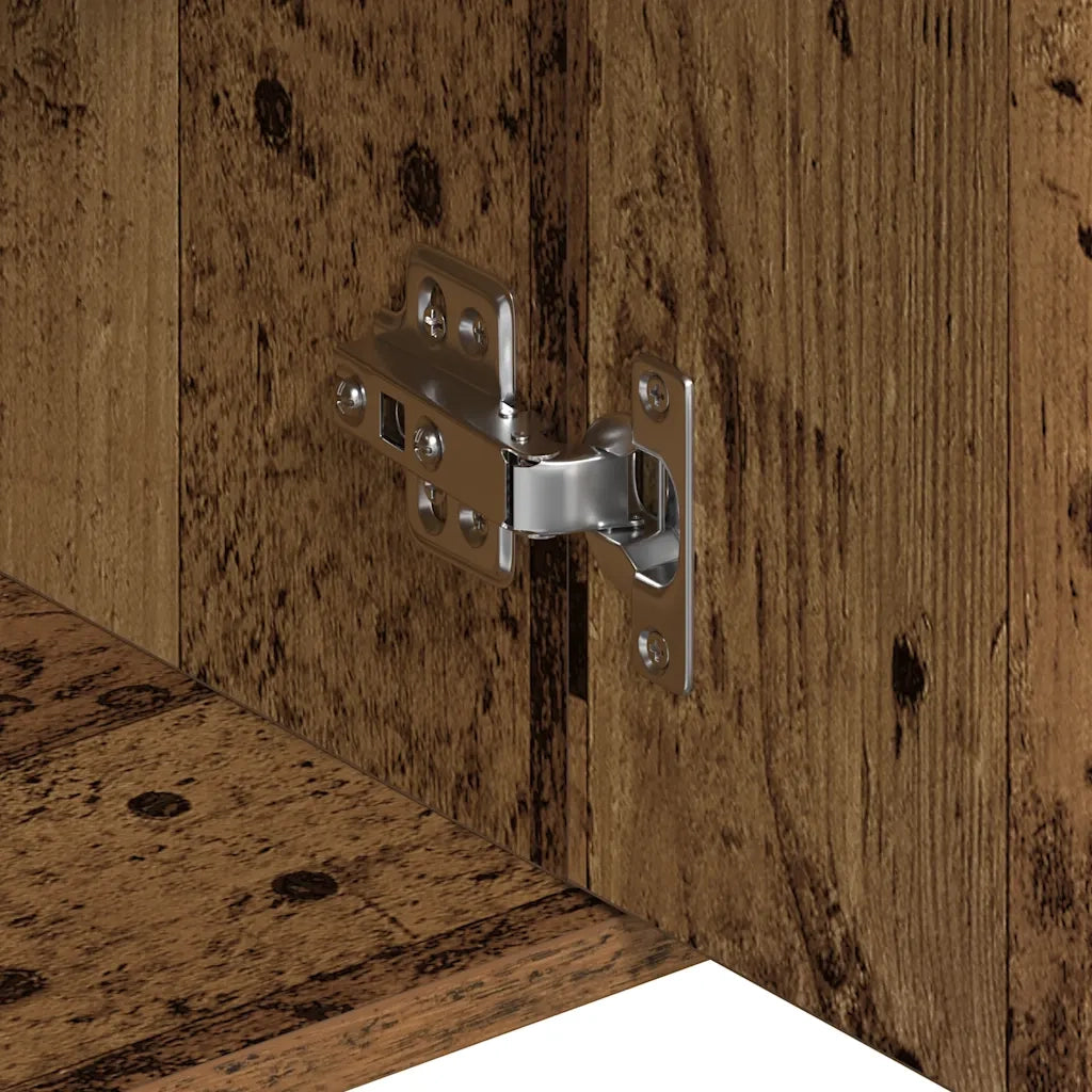 Credenza Legno Antico 88x30x70 cm in Legno Multistrato 861140