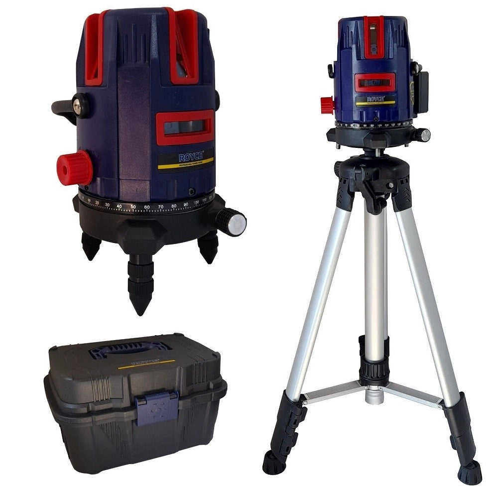 Trade Shop - Livella Laser Tracciatore Autolivellante 360º Rotazione Bolla Digitale Rll-g5 -