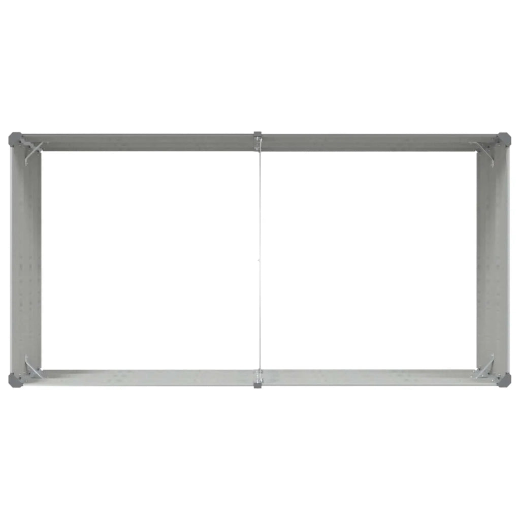Fioriera Grigio chiaro 195 x 100 x 45 cm Acciaio zincato