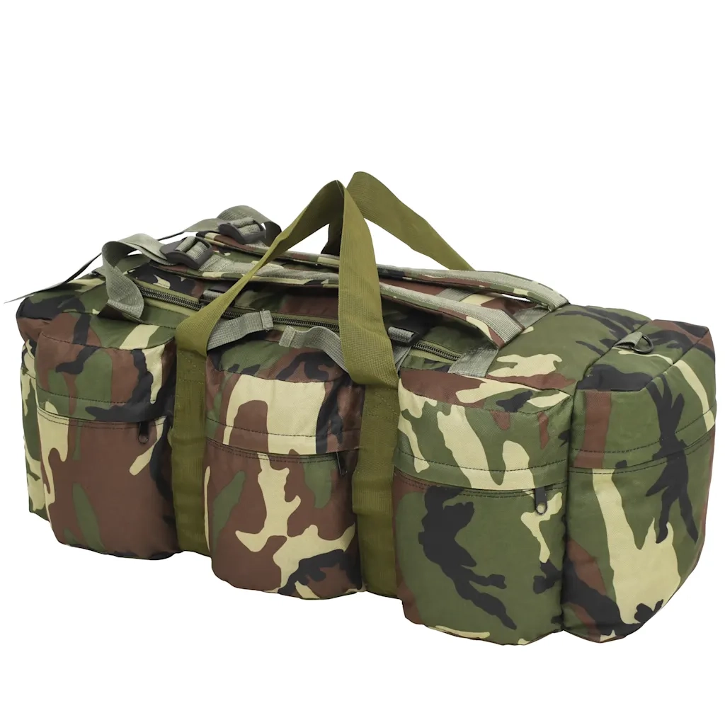 Borsone da Viaggio Stile Militare 3 in 1 45 L Mimetico CFW4757576