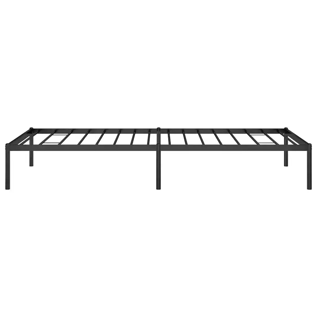 Giroletto-Struttura Letto in Metallo Nero 90x200 cm 177164