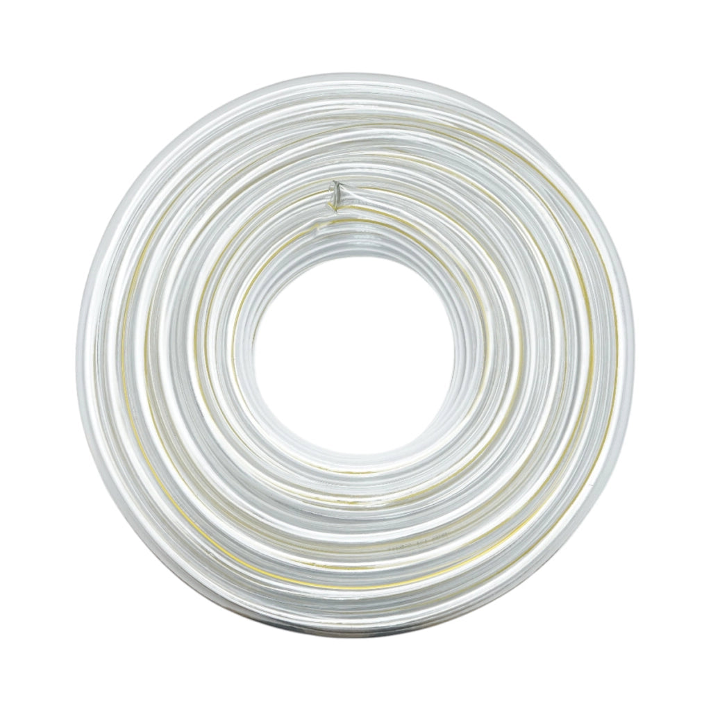Tubo da giardino in PVC trasparente 1 pollice (25 mm), PN 1 bar, 50 m/rotolo