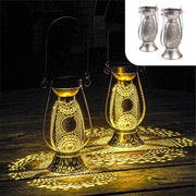 Lanterna a Energia Solare per Esterno Decorazione Balcone Decorazione Giardino Regalo Giardino Lampada Marocchina Lampada da Esterno (Orientale)