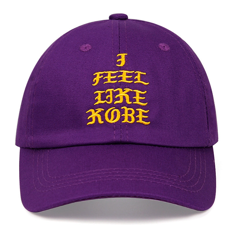 Mi sento come Kobe, cappellino da baseball viola