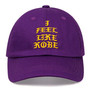 Mi sento come Kobe, cappellino da baseball viola