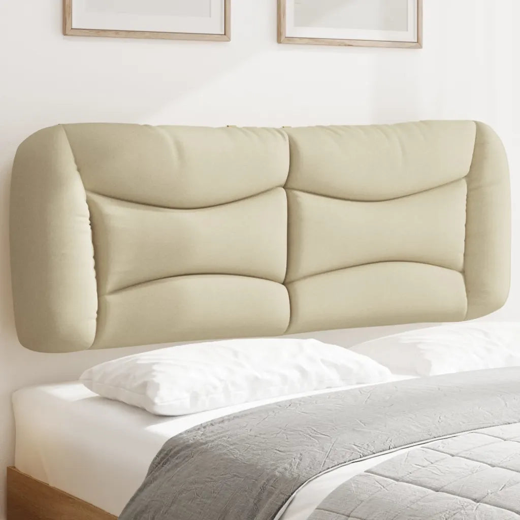 Cuscino Testiera Hvar Crema 140 cm in Tessuto CFW5956140