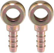 Adattatore di sostegno per tubi 8 mm ID - Set di sostituzione da 2 pezzi - Materiale metallico - Finitura bronzo.