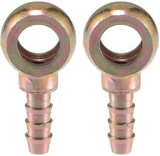 Adattatore di sostegno per tubi 8 mm ID - Set di sostituzione da 2 pezzi - Materiale metallico - Finitura bronzo.