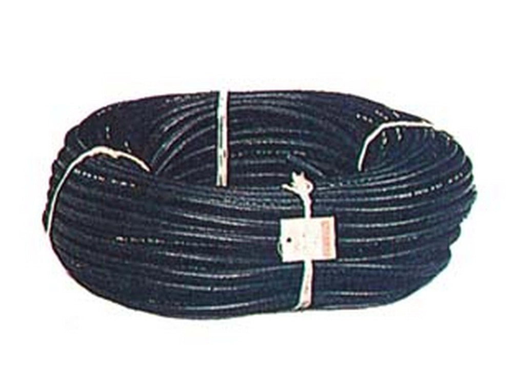 100mt tubo compressori pvc nero rinforzato  mm8x17 pressione esercizio 20 atm cod:ferx.fer44189