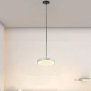 Trade Shop - Lampadario A Sospensione Led 40w Argento Cerchio Tondo Moderno Minimal Luce 4000k 32934 -