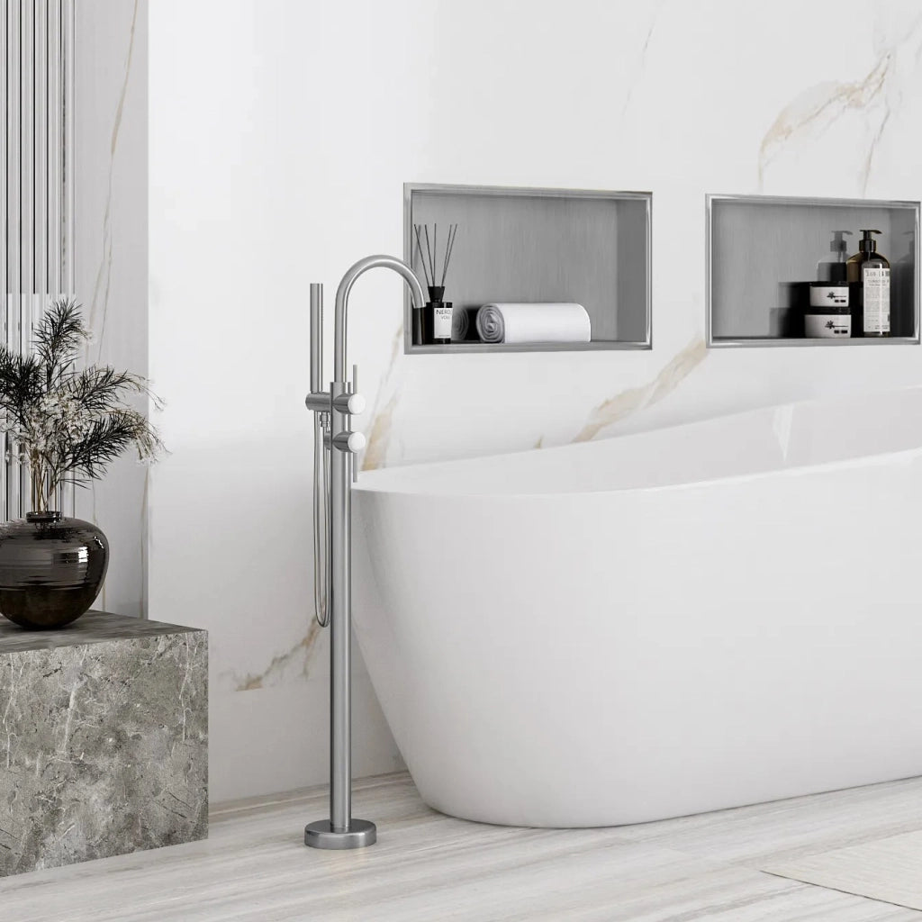 Mensola Bagno 30x45 Steel Brush