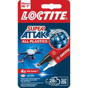 Loctite Attak All Plastics 2 g con 4 ml 12 Pezzi