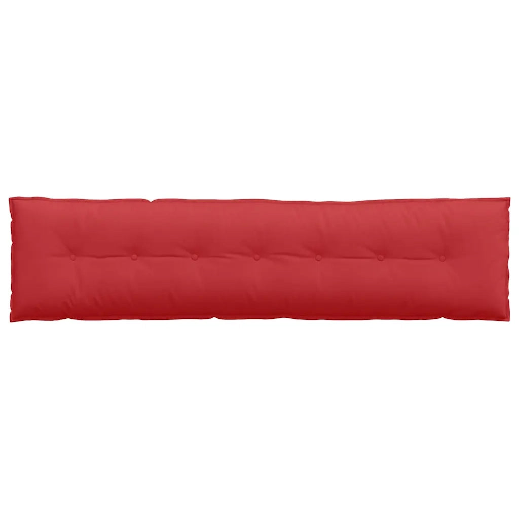 Cuscino per Schiena Rosso 200 x 19 x 50 cm Tessuto