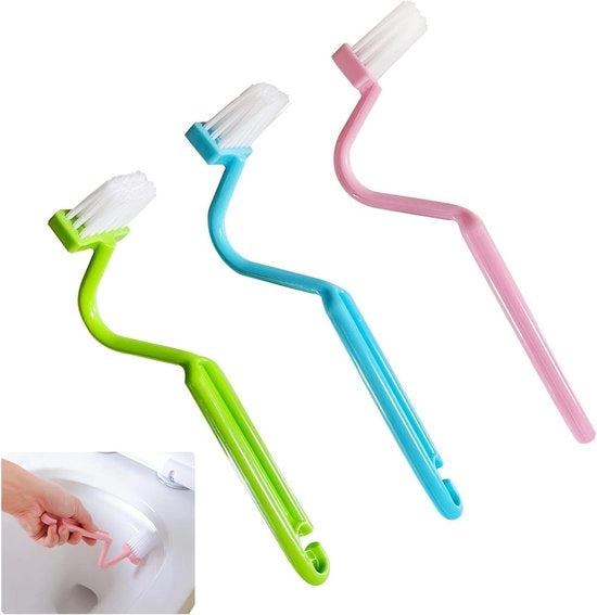 Set di spazzola per il water - efficace pulizia del bagno - 3 pezzi