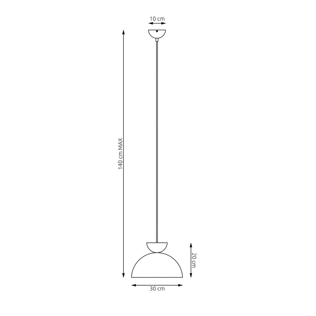 Lampada a sospensione Lunaro in acciaio bicolore bianco e nero