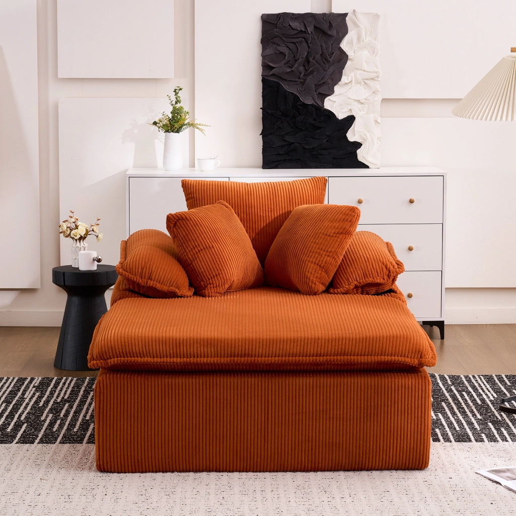 Divano Reclinabile ¨C MINIMAL ¨C Tessuto, Braccioli Larghi, Senza Installazione