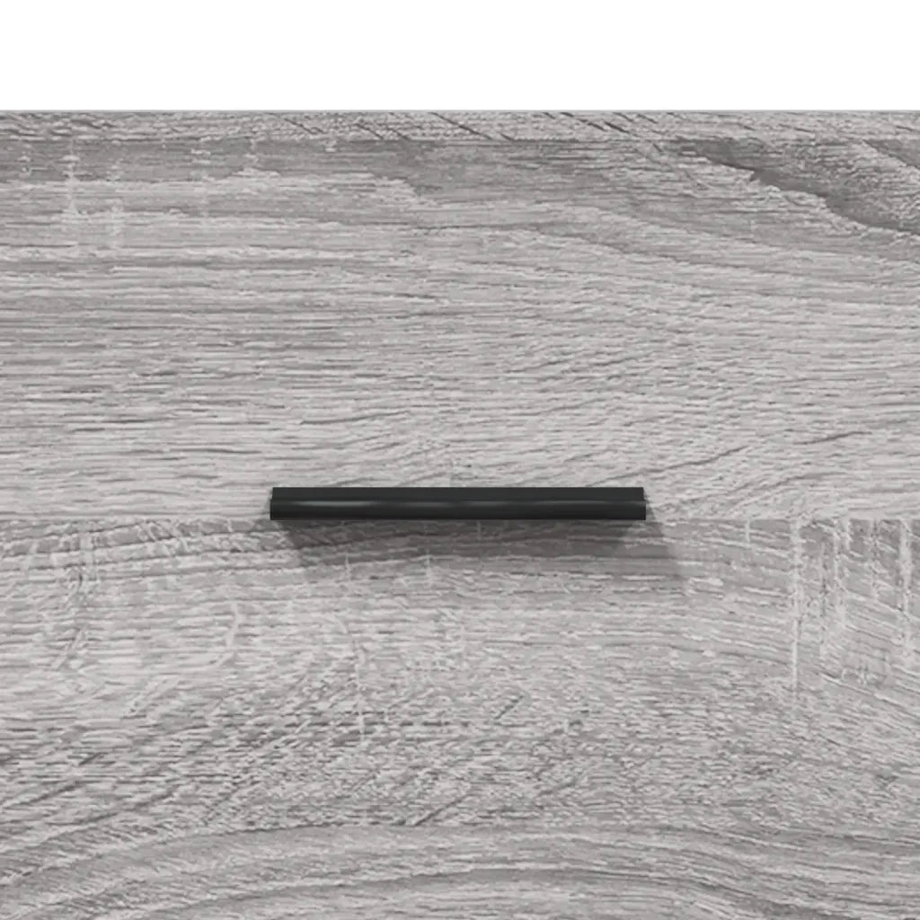 vidaXL Comodino Grigio Sonoma 40x40x66 cm in Legno Multistrato