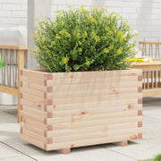 Fioriera da Giardino-Vaso da Esterno 70x40x49,5 cm in Legno Massello di Pino
