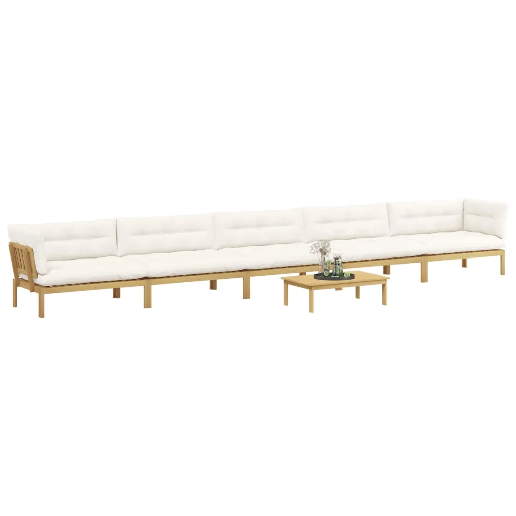 6 Pezzo Unità di divano pallet da giardino 3418266