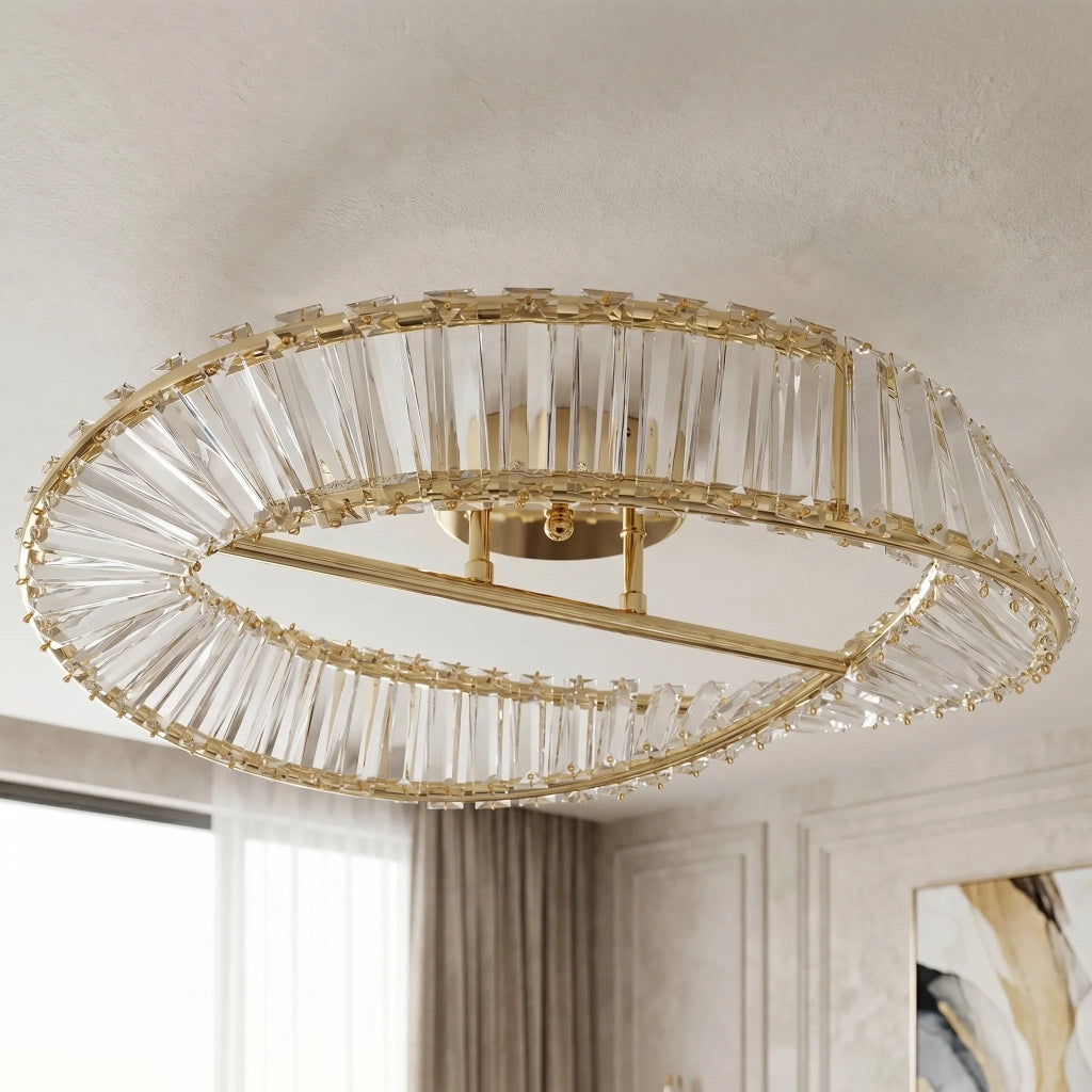 Lampada Da Soffitto Led Swe095-c 50cm Gold