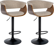 2er Set Barhocker Vestal Stoff