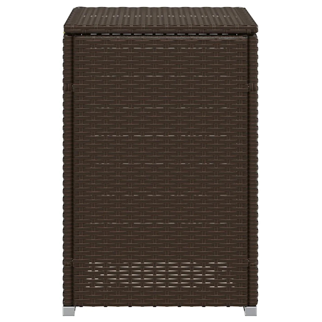 Tavolo Copri Serbatoio Propano Marrone 40x40x60cm in Polyrattan 366295