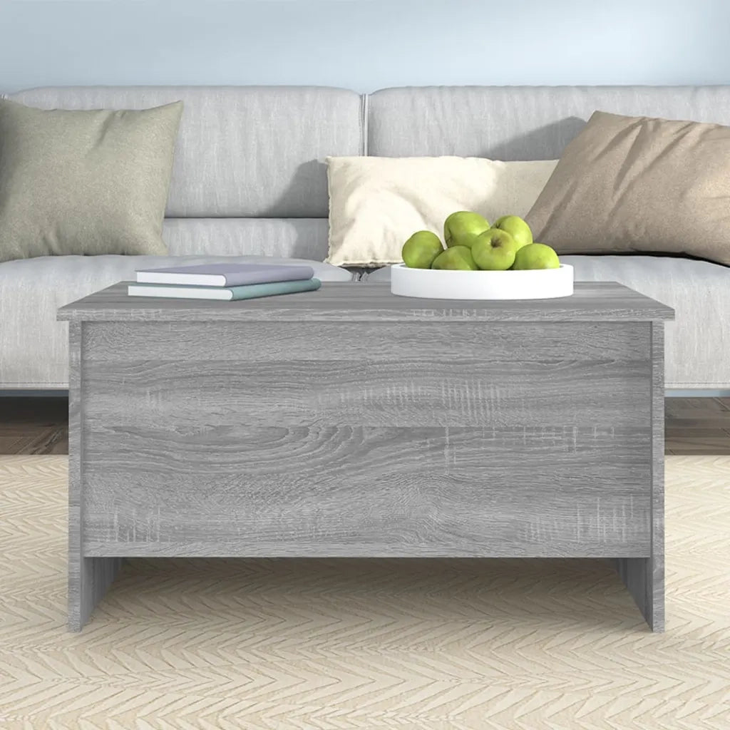Tavolino Salotto Grigio Sonoma 80x55,5x41,5cm Legno Multistrato cod mxl 19400