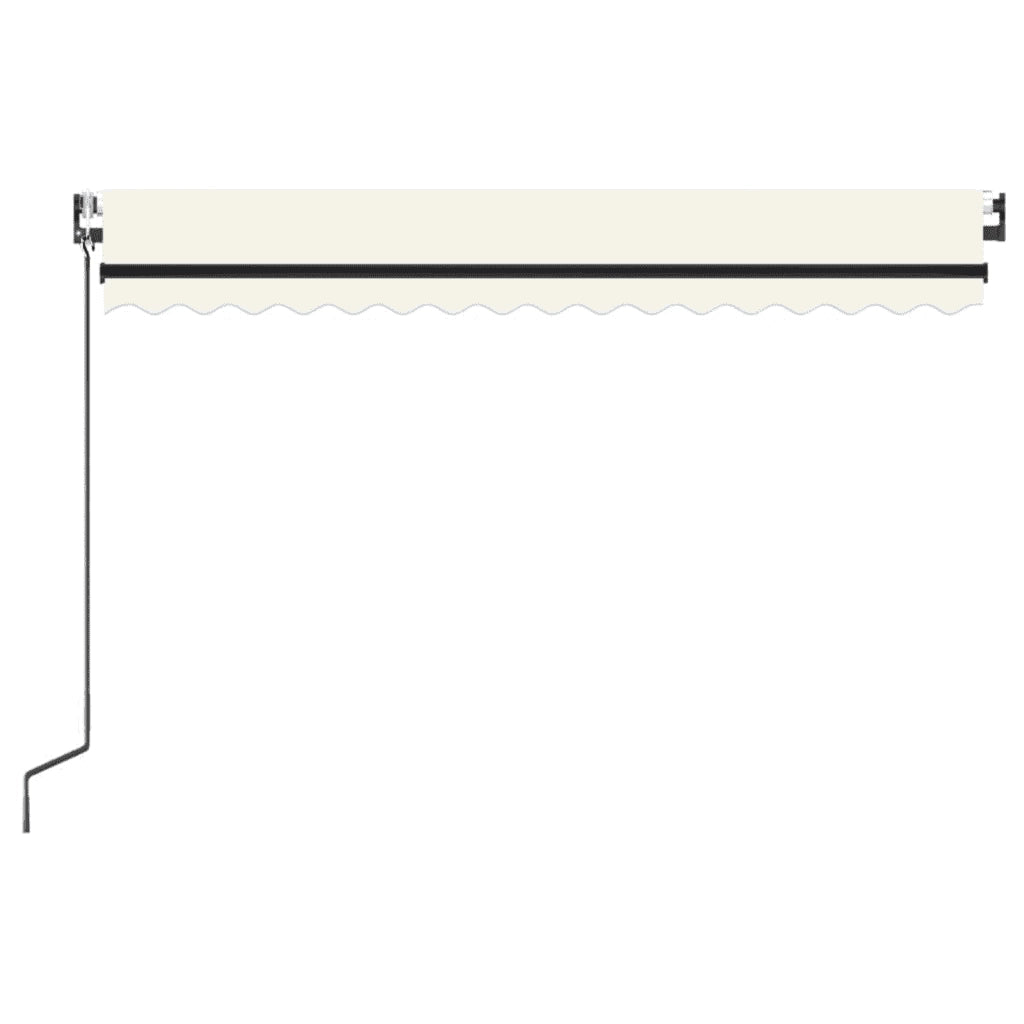 Tenda Automatica con Sensore Vento e LED 450x300 cm Crema 3069132