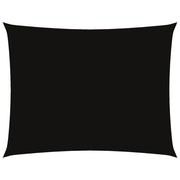 Parasole a vela | Telo Ombra | Vela da ombra Oxford Rettangolare 4x5 m Nero