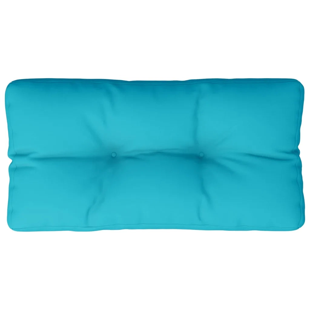 Cuscino per Pallet Turchese 70x40x12 cm in Tessuto