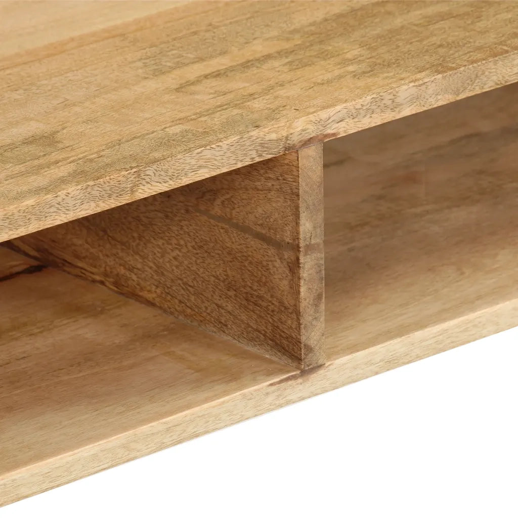 Tavolino da Salotto in Legno Massello di Mango 100x60x45 cm 246020