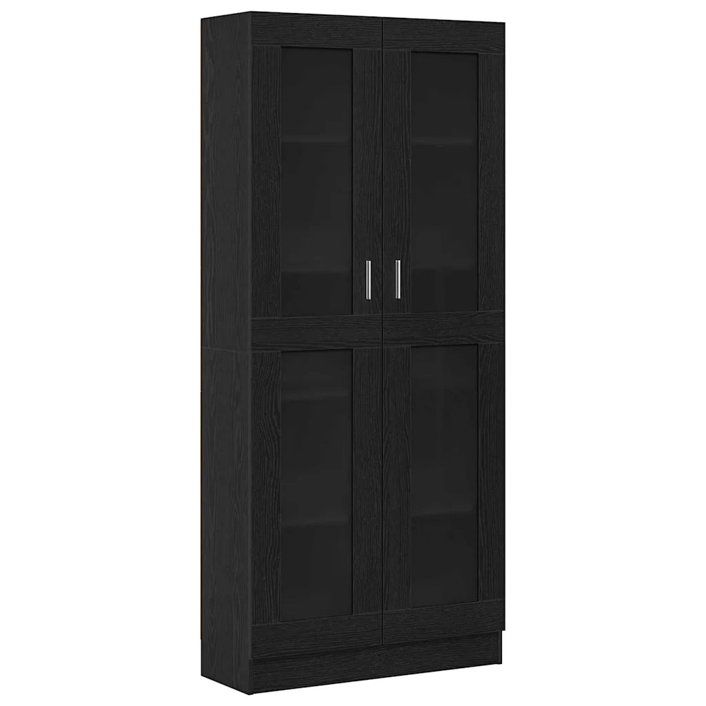 Armadio per Libri Rovere nero 82,5 x 30,5 x 185 cm 3329277