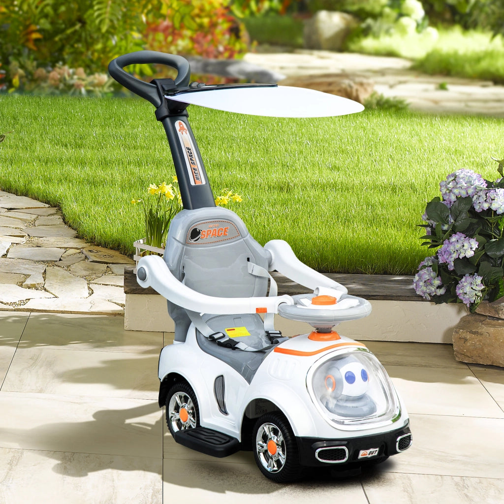 Correpasillos 3 in 1 per Bambini con Cassetti e Luci ¨C Zephmum ¨C Bianco