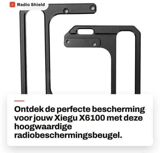Radiobeschermingsbeugel in alluminio CNC - Radioschild - Interfaccia antenne - Maniglia di trasporto - Installazione semplice - 2x Beugel - Radiobeugel
