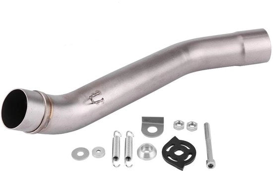 Sistema di scarico di alta qualità in acciaio inossidabile - Scarico 51mm - Tubo di scarico per motocicletta - Sottocarro - Resistente alla corrosione - Installazione facile - Design elegante