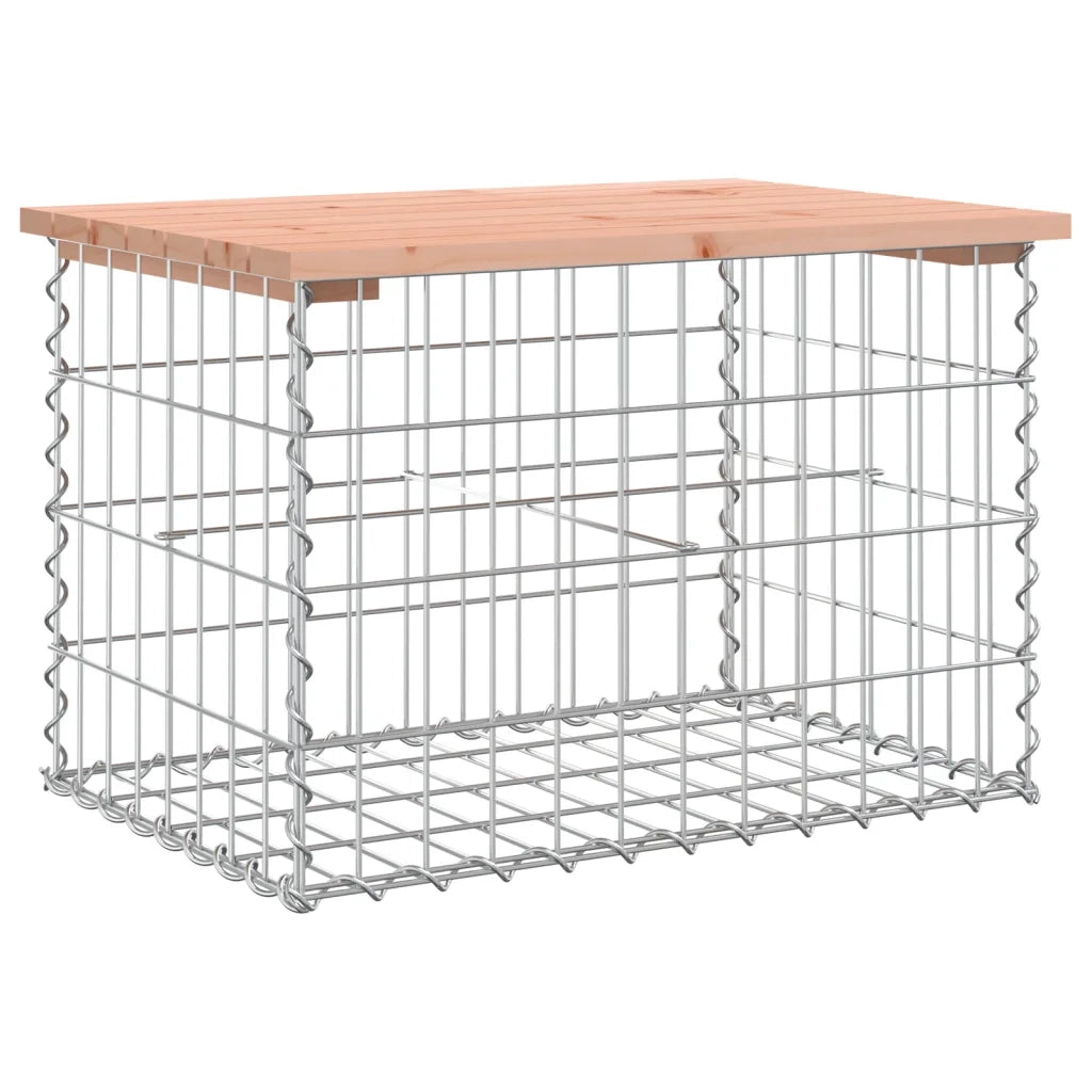 Panca da Giardino Design Gabbione 63x44x42 cm Massello Douglascod mxl 128170