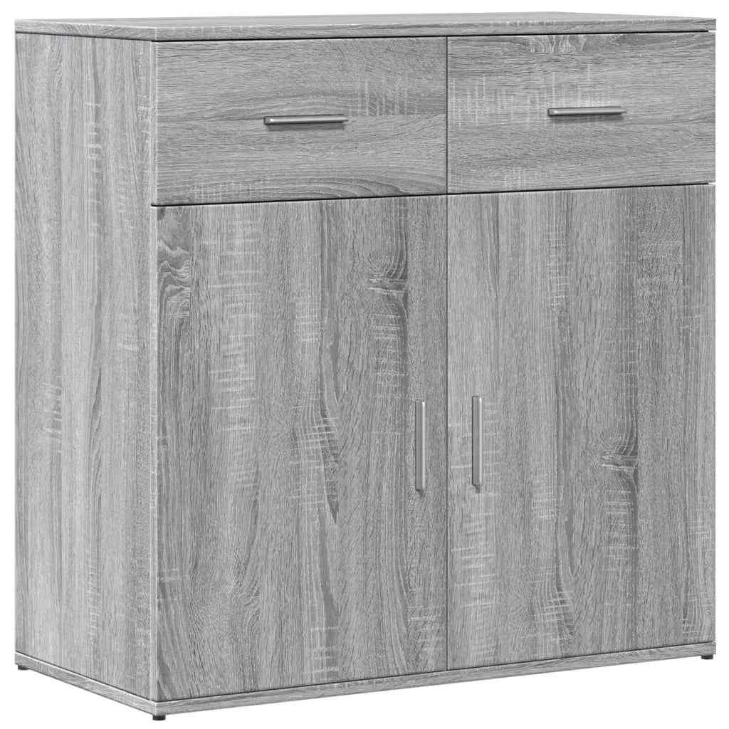 Credenza | Madia | Buffet da pranzo | Armadio da pranzo Grigio Sonoma 79x38x80 cm in Legno Multistrato